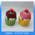 Handpainting icecream Design Ceramic Salt And Pepper Shaker